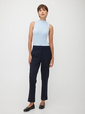 Kit and Ace Navy Classic Ankle Pants Sz.6